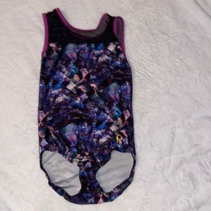 Plum Practicewear Mesh Gymnastics Leotard